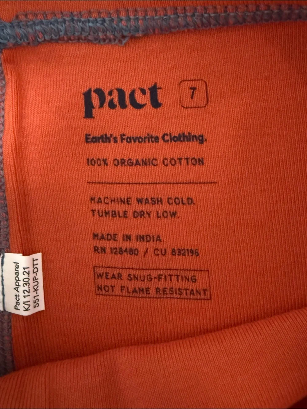 Pact kids organic